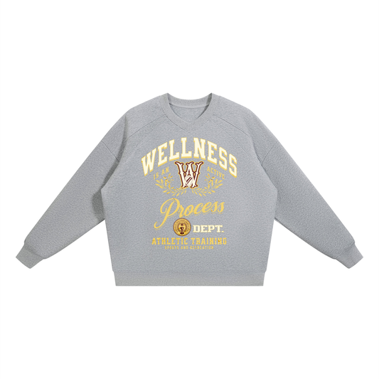 Wellness Sport V-Neck Crew-Grey