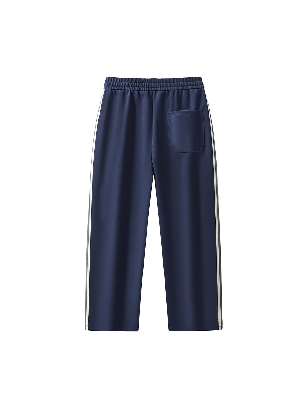 Wellness Side-Stripe Straight-Leg Pants