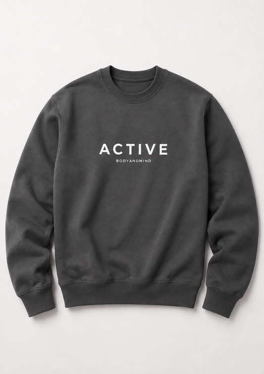 Active 500 Crew-Grey
