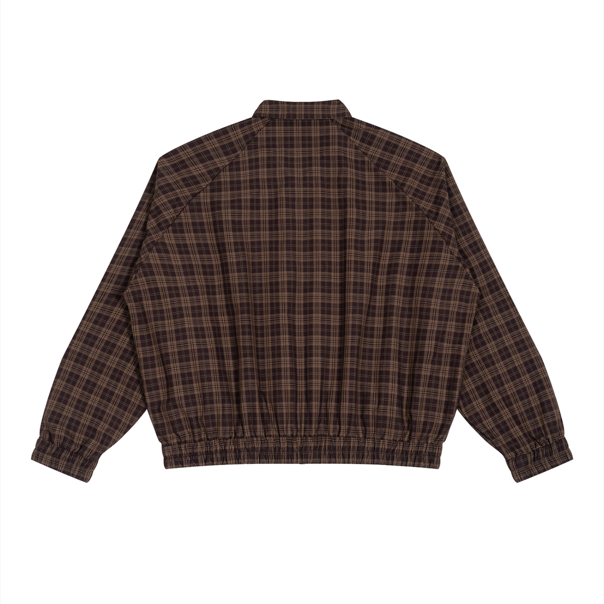 Active Plaid Track Jacket