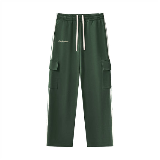 Active Stripe Straight-Leg Pants