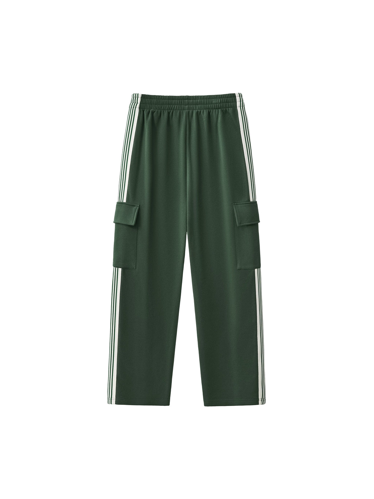 Active Stripe Straight-Leg Pants