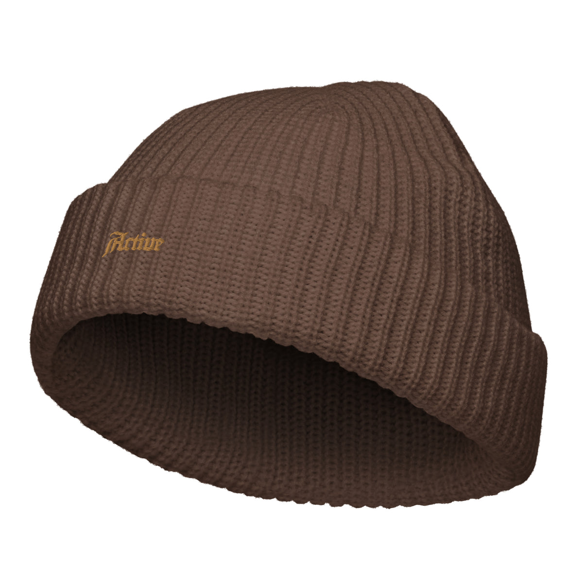 fisherman-beanie-walnut-front-  display picture 2