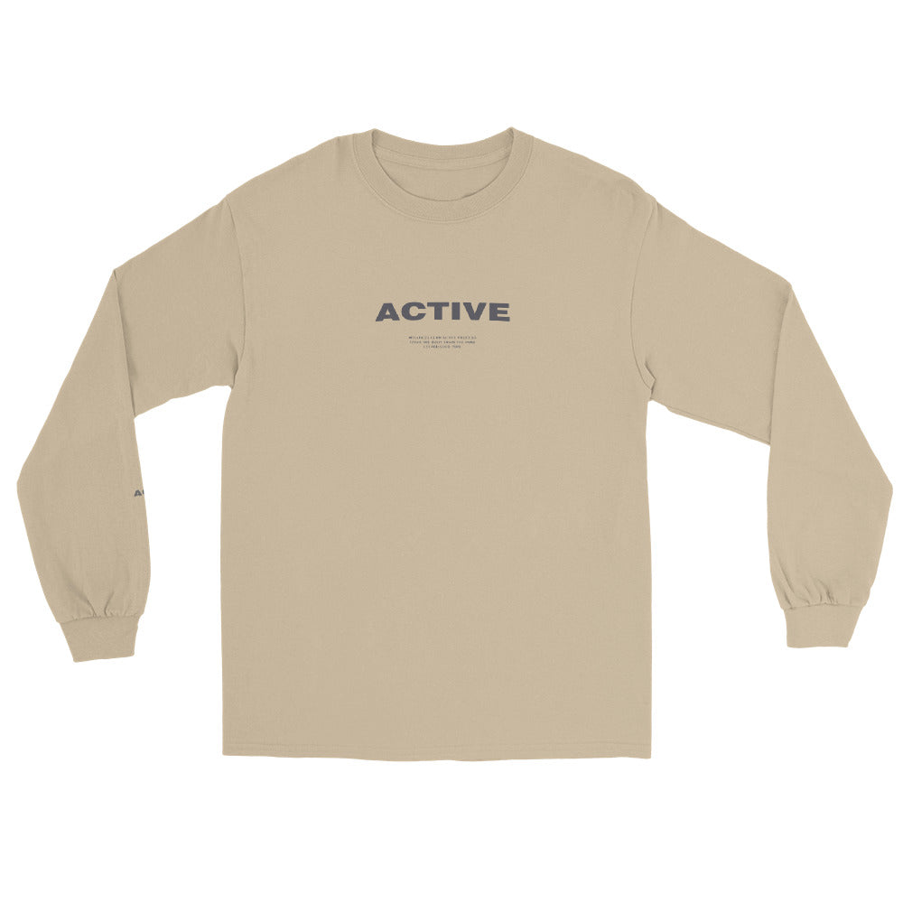 Active Men’s Long Sleeve Shirt Light