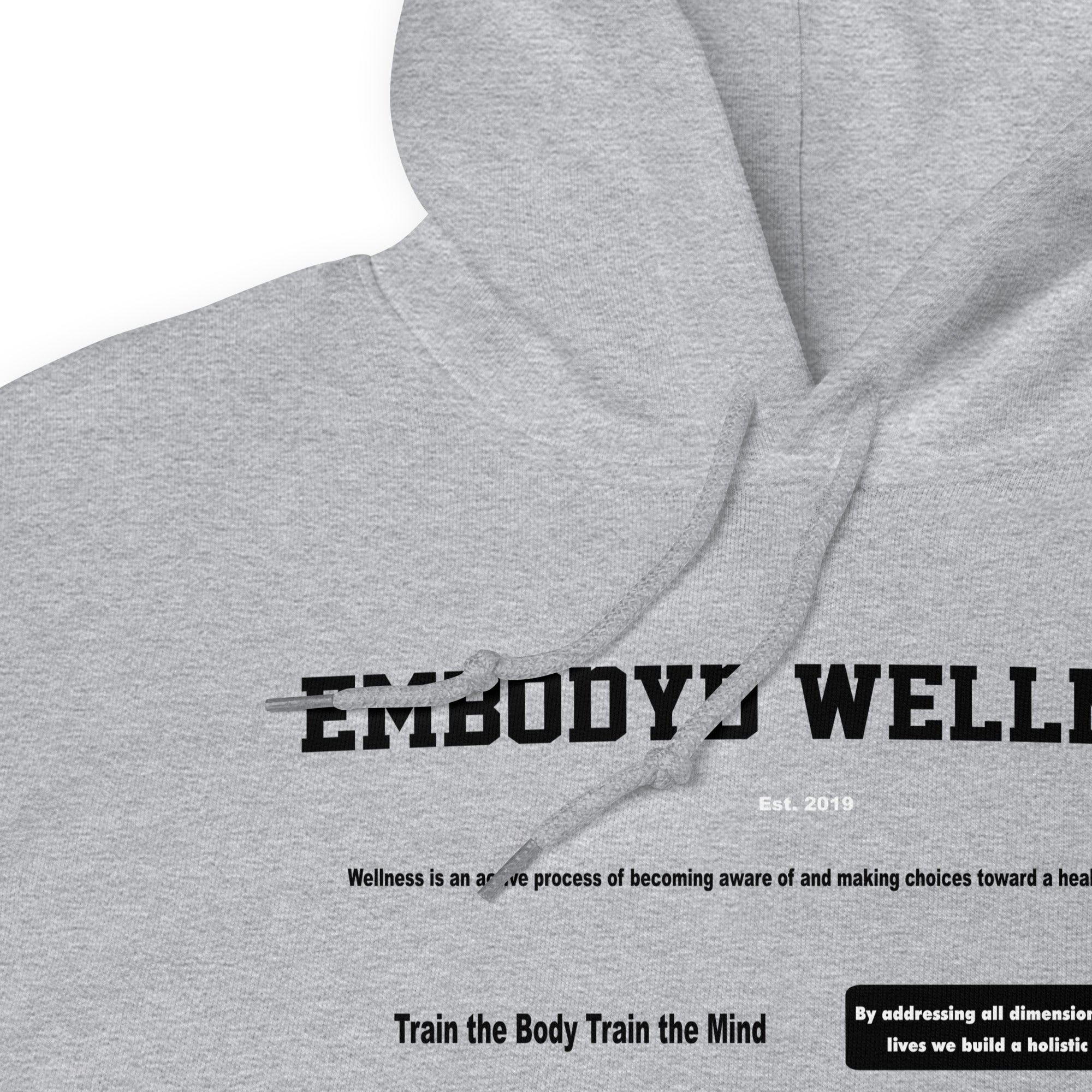 Embodyd Wellness Heavy Blend Hoodie Grey