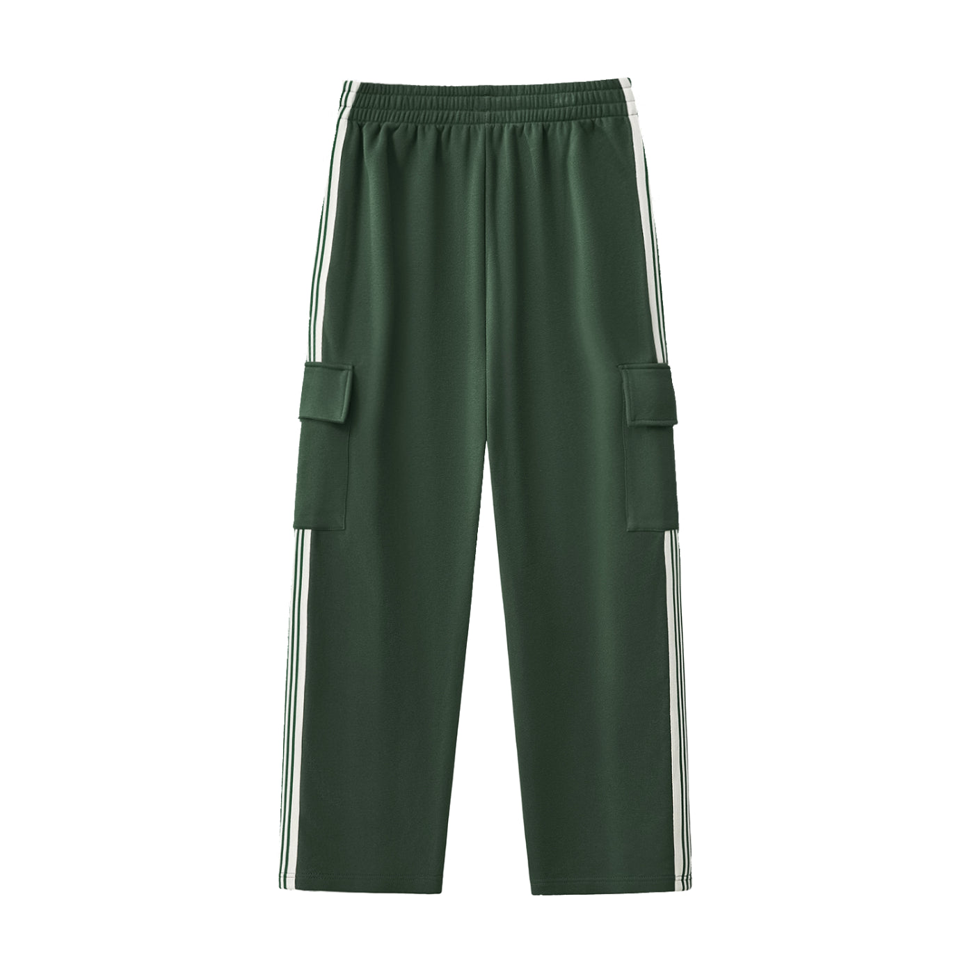 Active Stripe Straight-Leg Pants