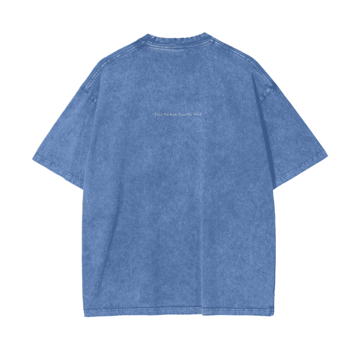 TTBTTM Beast Acid Wash Tee-Blue