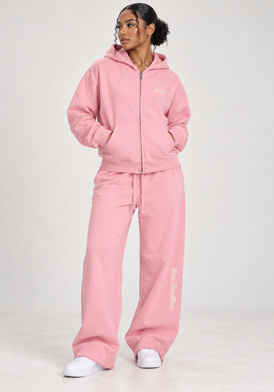 Active Raw Edge Full Zip Hoodie