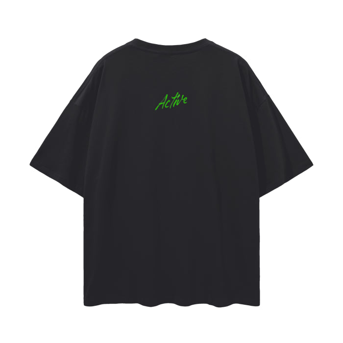 Active Beast Graphic Tee-Green