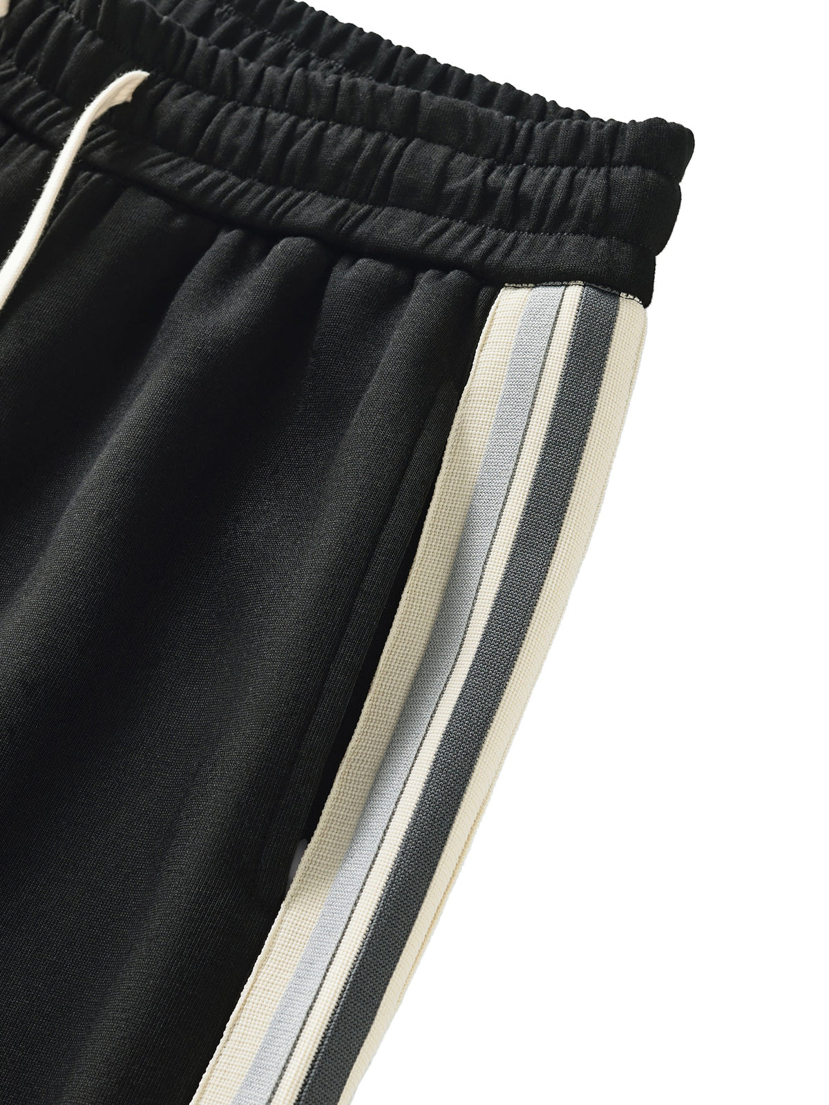 Wellness Side-Stripe Straight-Leg Pants