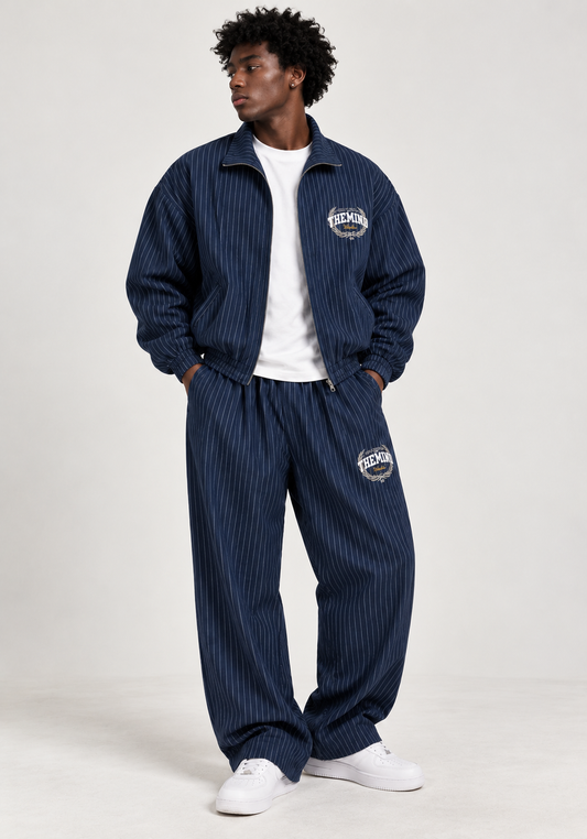 TTBTTM Striped Full-Zip Track Jacket