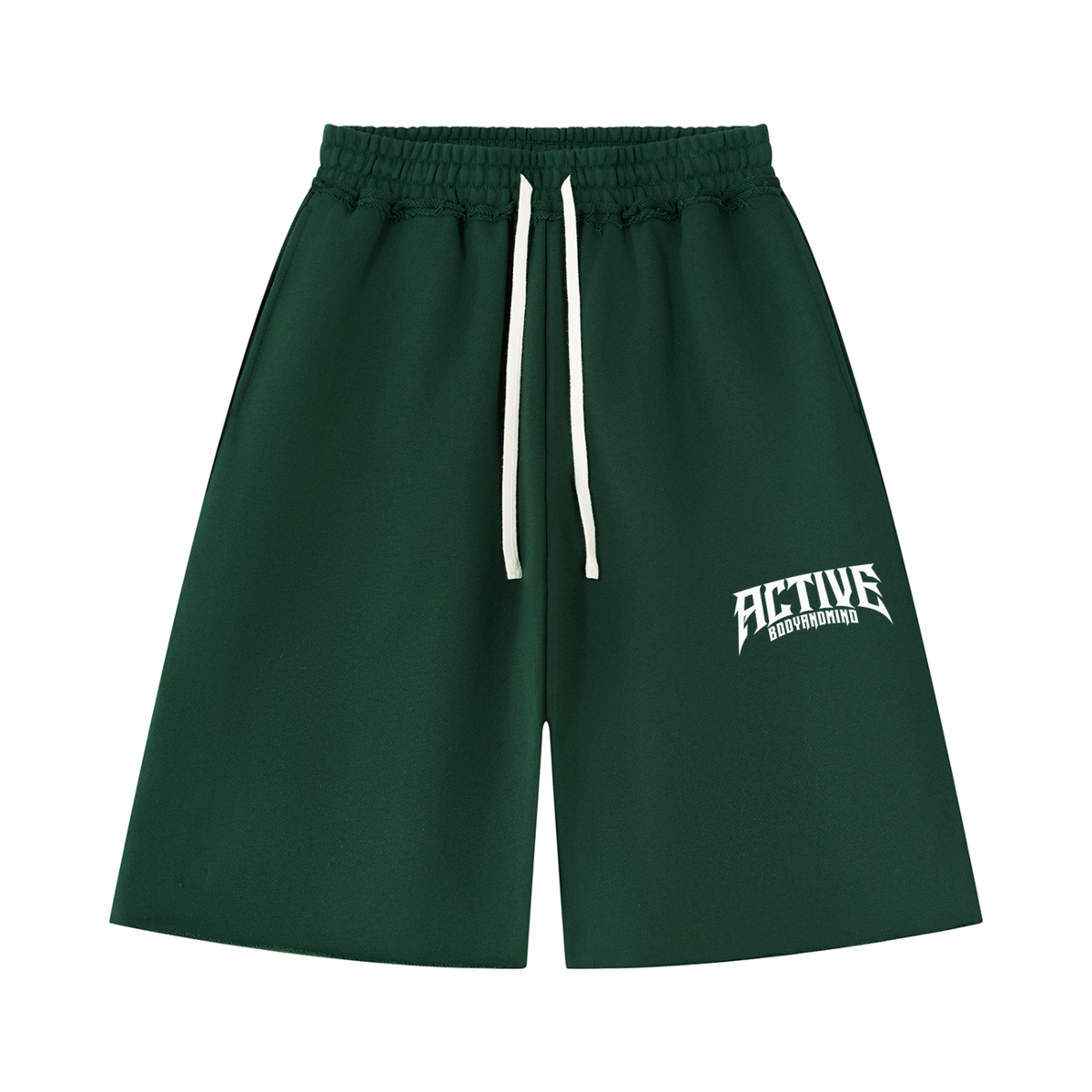 Active Raw Edge Shorts