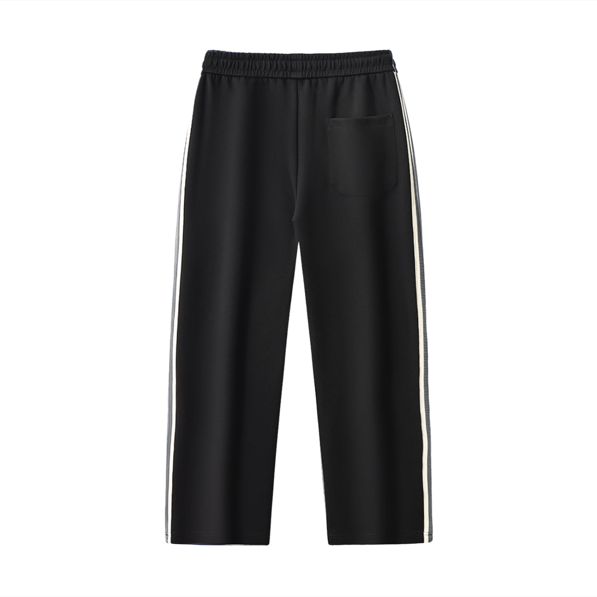 Wellness Side-Stripe Straight-Leg Pants