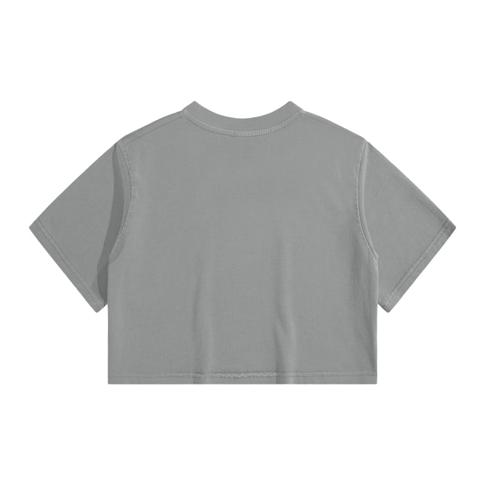 Active Washed Crop Top
