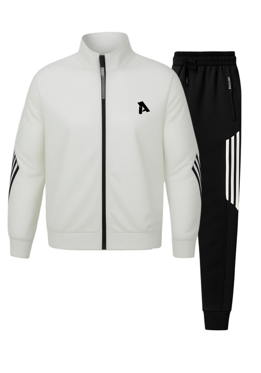 Active Track Suit-White