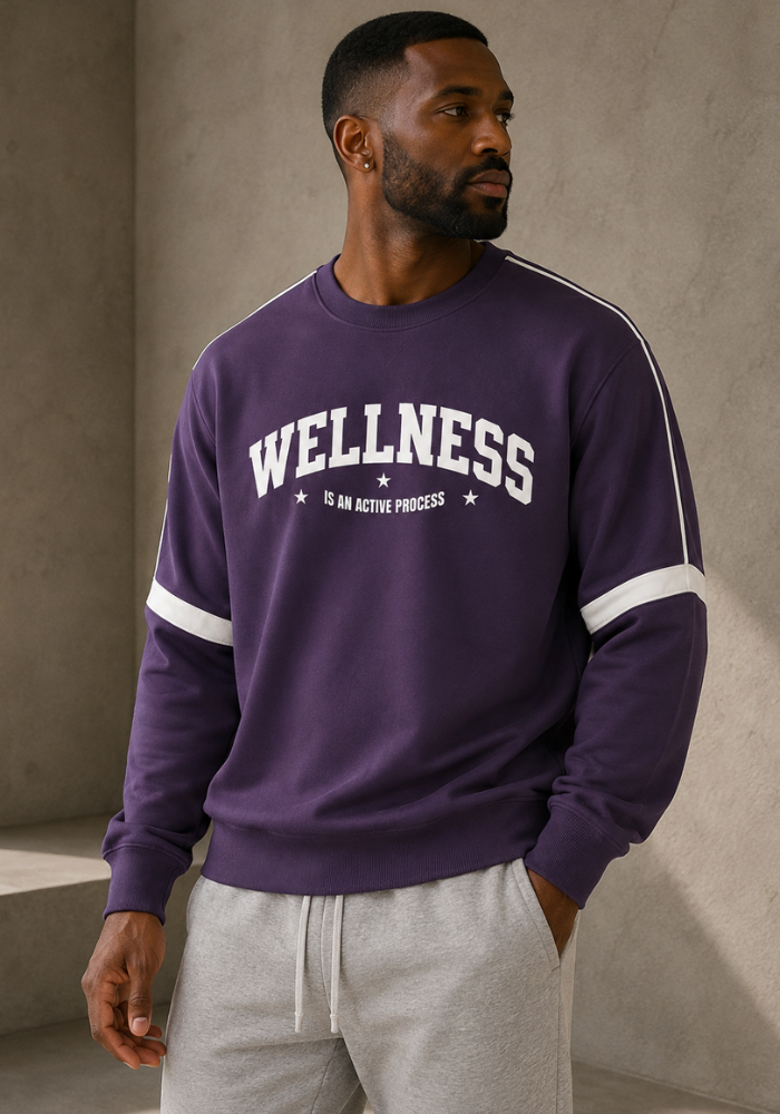 Wellness Oversized Taped Sweatshirt