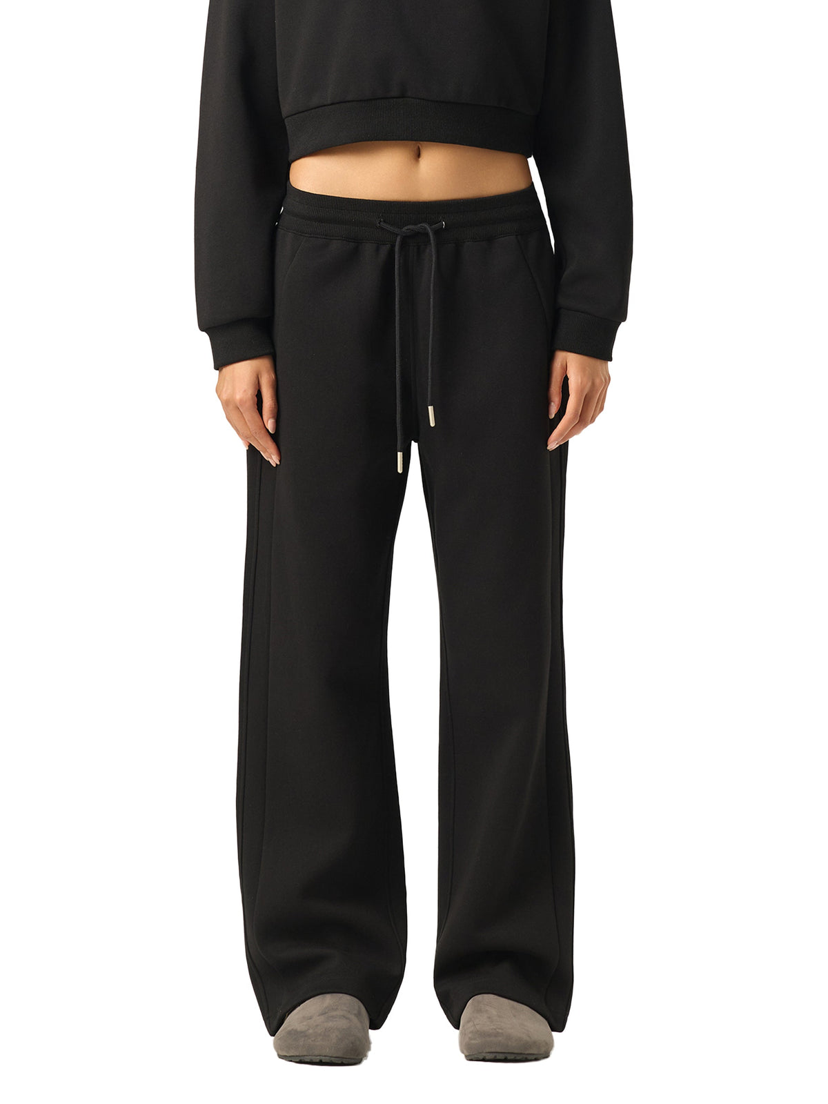 TTBTTM Straight-Leg Sweatpants-Gray