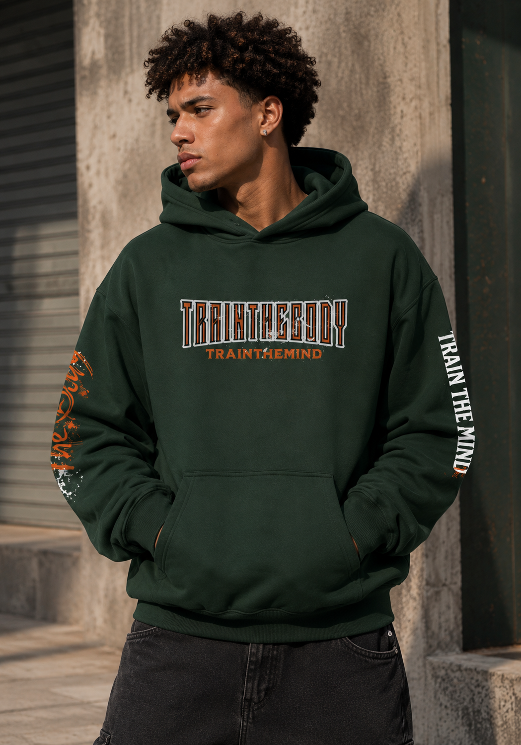 TTBTTM Heavyweight Graphic Hoodie-Orange Edition