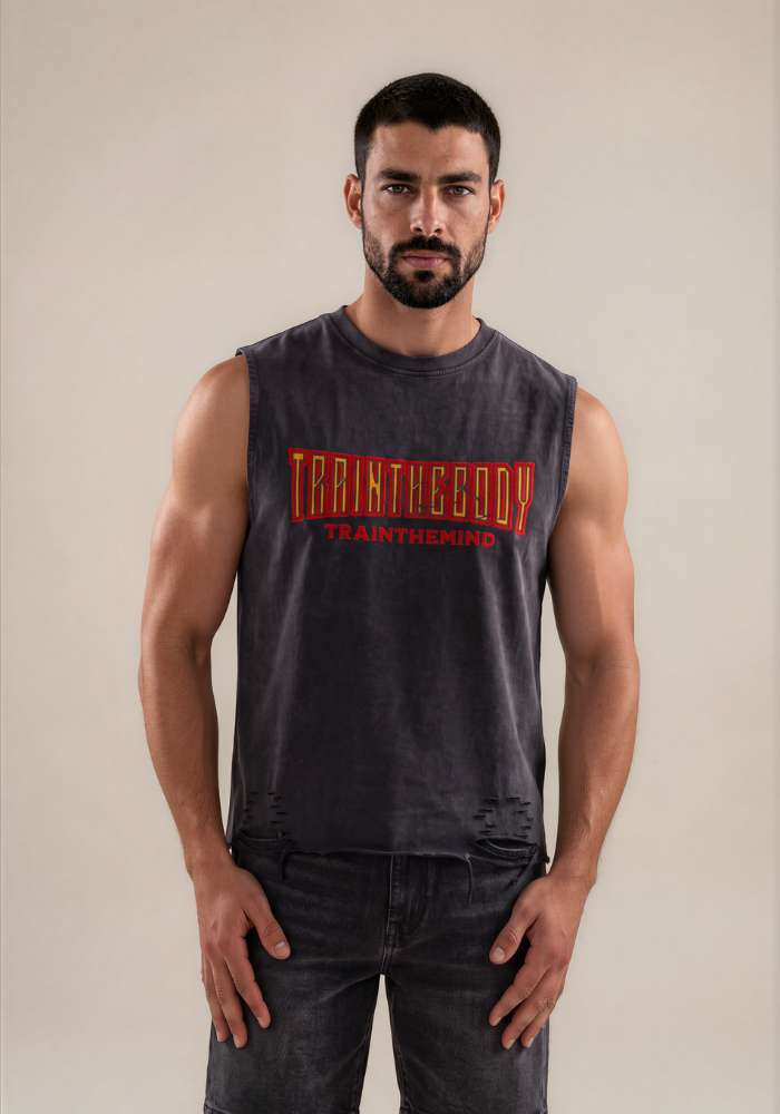 TTBTTM Raw-Hem Tank-Lava