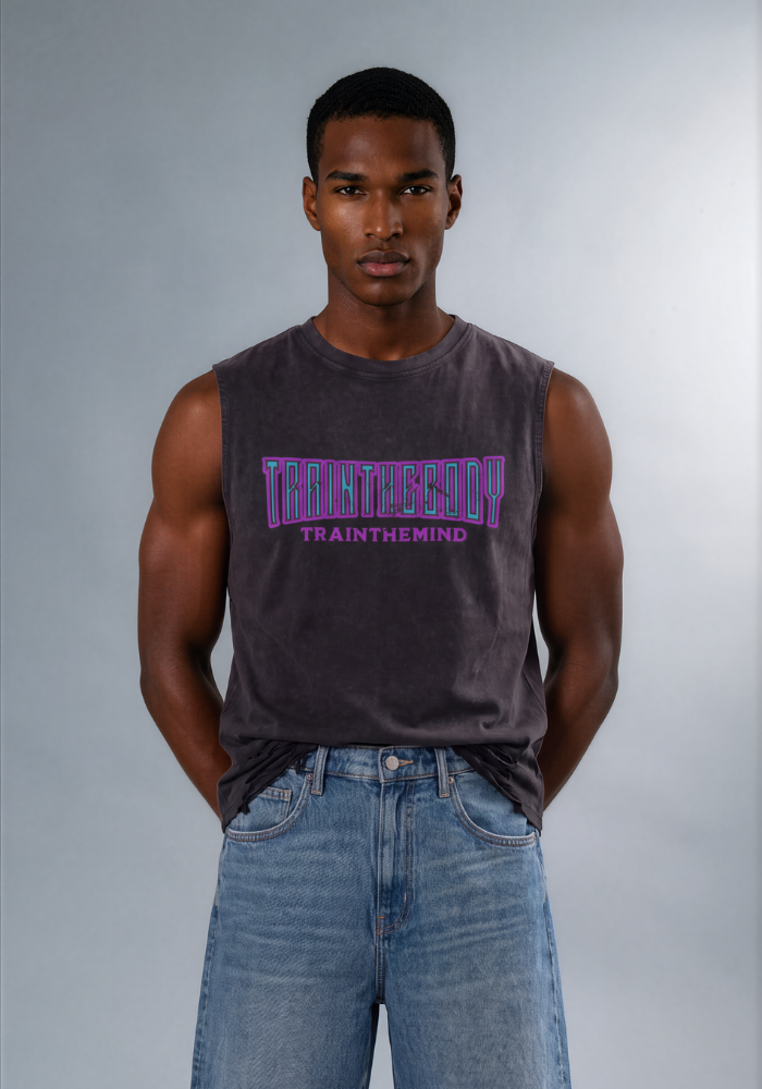 TTBTTM Raw-Hem Tank-Purple