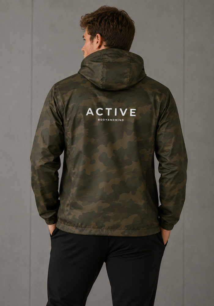 Active Lightweight Windbreaker-Camo