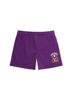 Wellness Mesh Shorts Purple