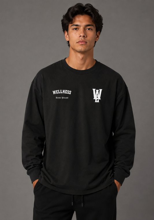 Wellness Classic Long-Sleeve Tee-White