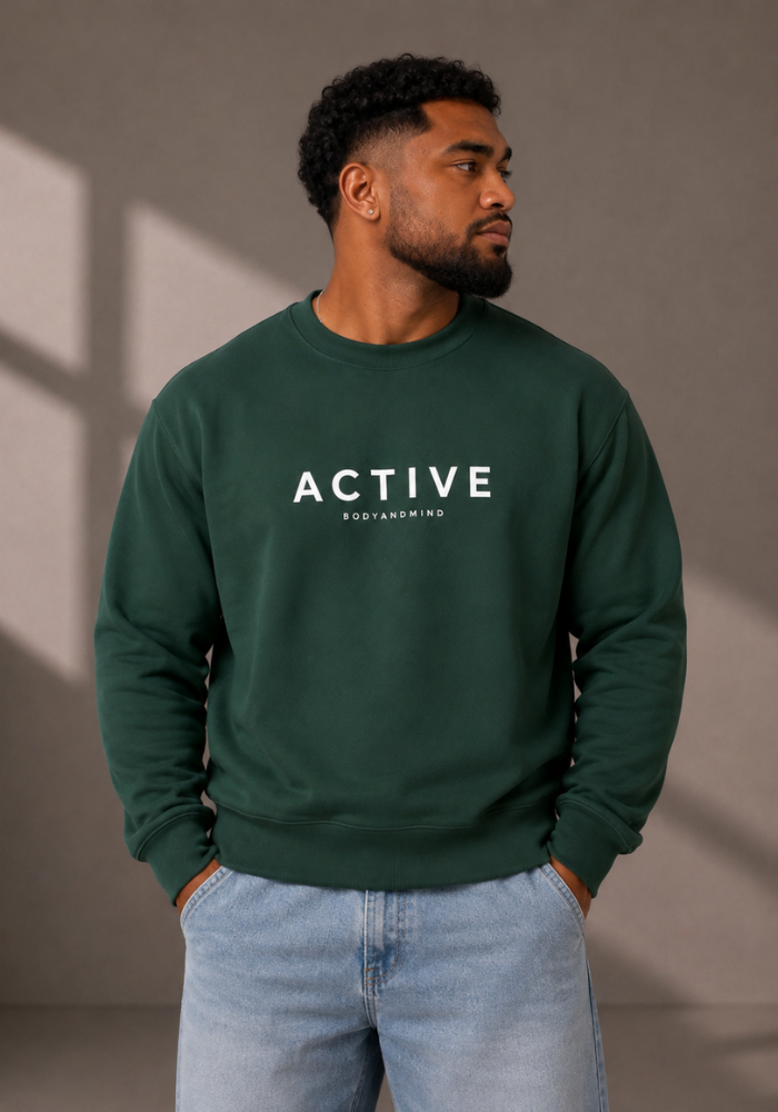 Active 500 Crew-Green