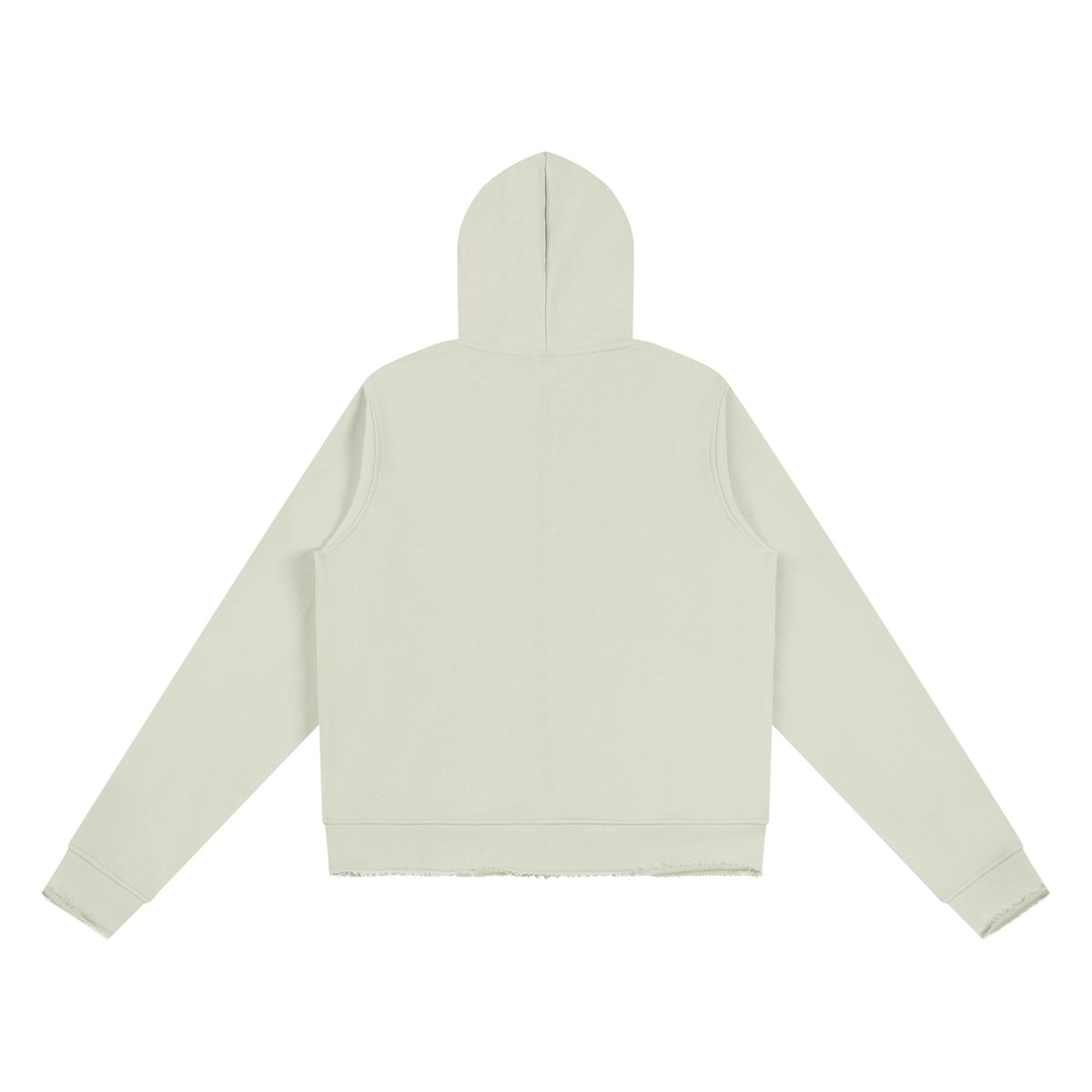 Active Raw Edge Full Zip Hoodie