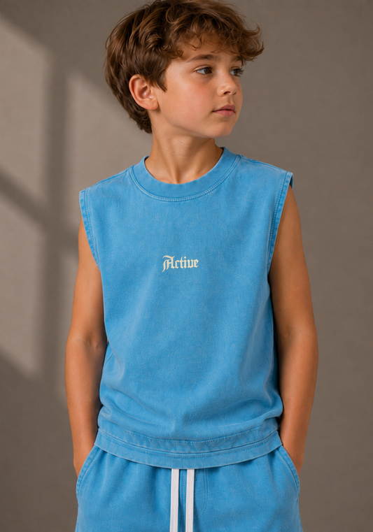 Active Youth Snow-Washed Tank