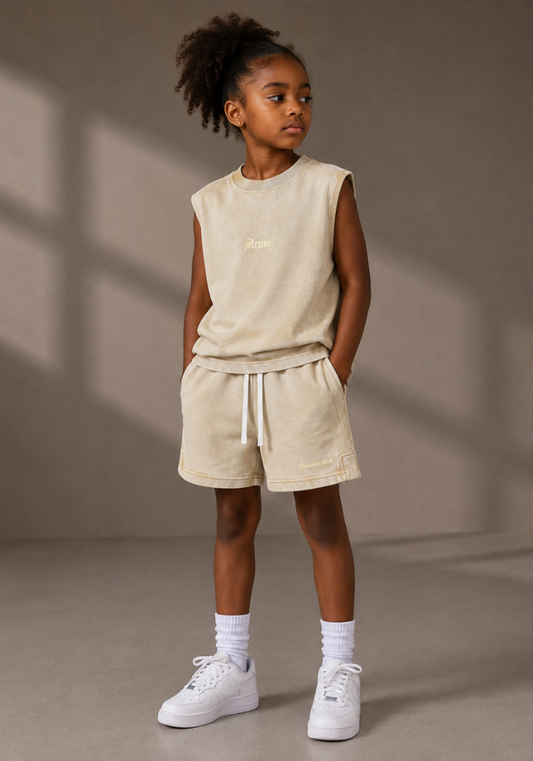 Active Youth Snow-Washed Shorts