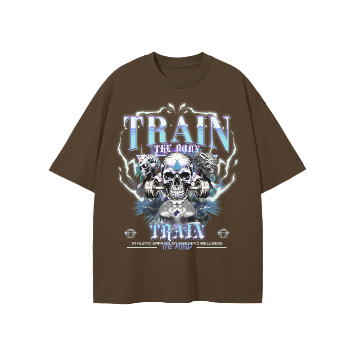 TTBTTM Skull Graphic Tee-Blue