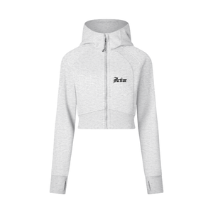 Active Cropped Runners Hoodie