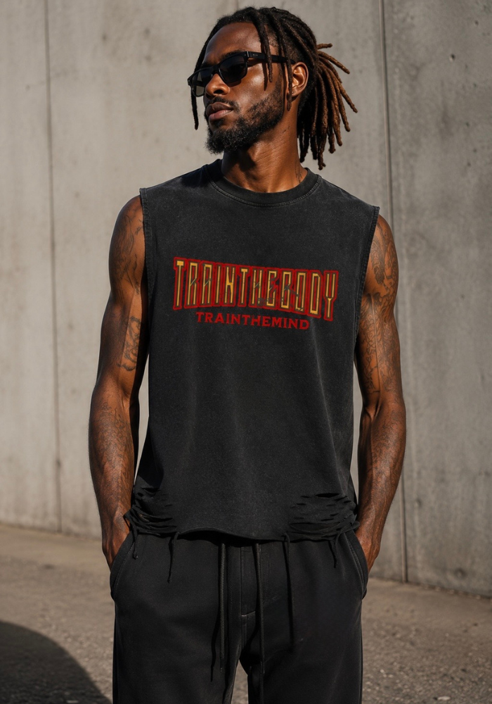 TTBTTM Raw-Hem Tank-Lava