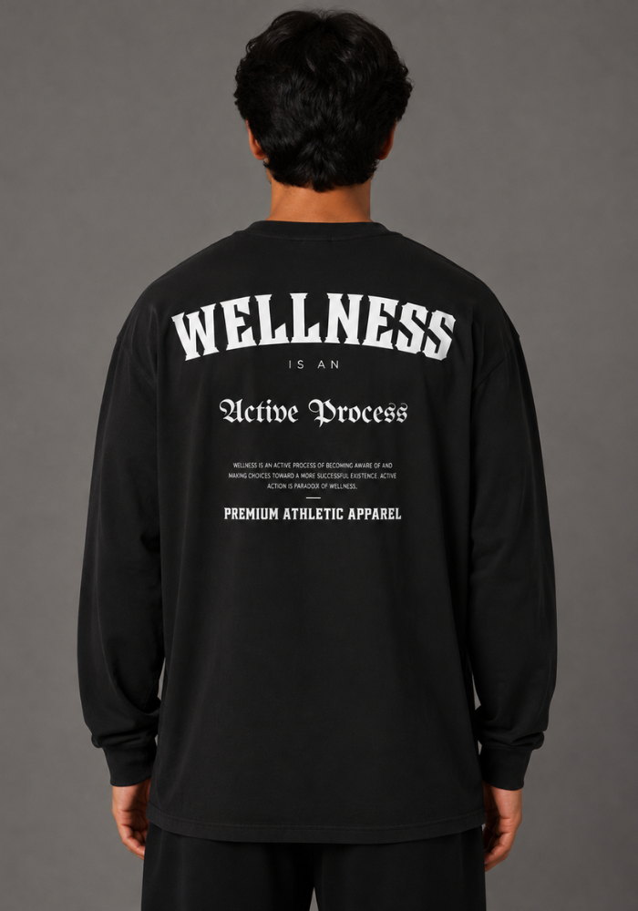 Wellness Classic Long-Sleeve Tee-White