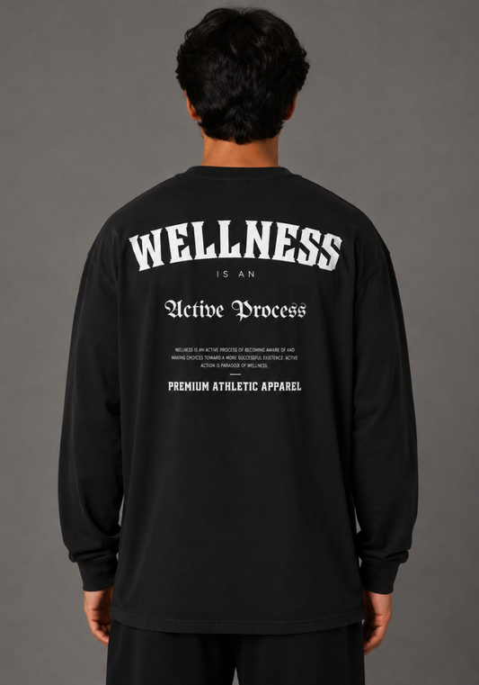 Wellness Classic Long-Sleeve Tee-White