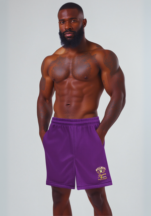 Wellness Mesh Shorts Purple