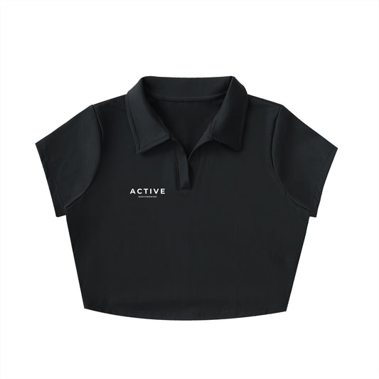 Active V-Neck Crop