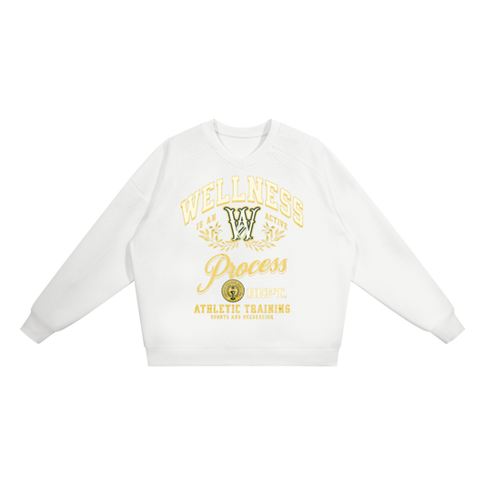 Wellness Sport V-Neck Crew-White