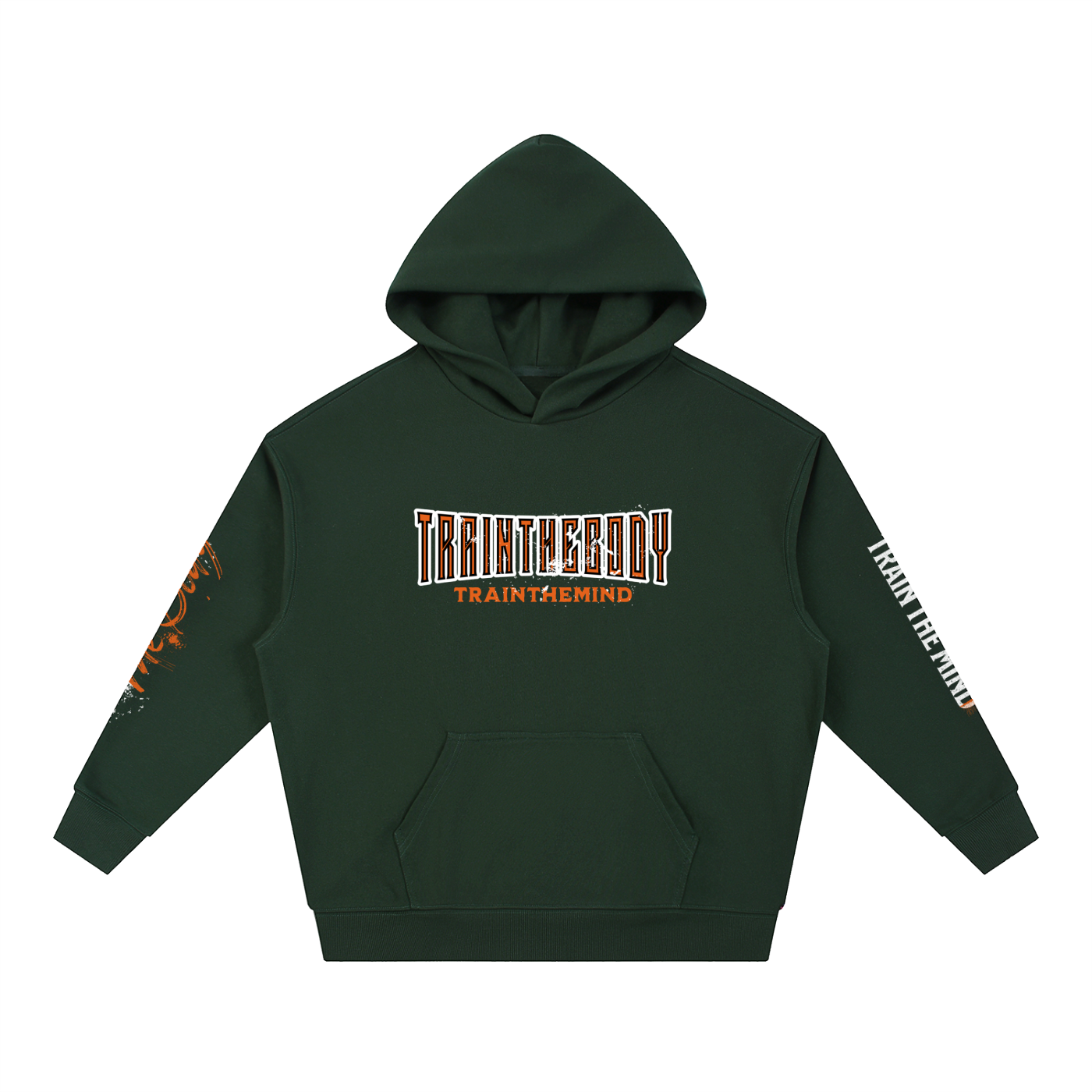 TTBTTM Heavyweight Graphic Hoodie-Orange