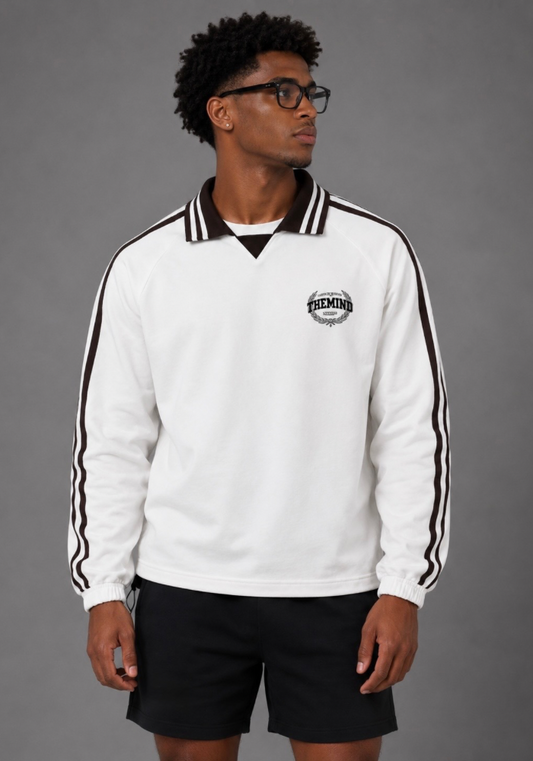 TTBTTM Contrast Crew-White