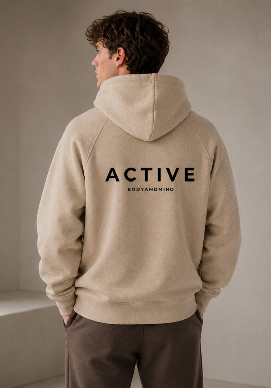 Active Oversized Fleece Hoodie