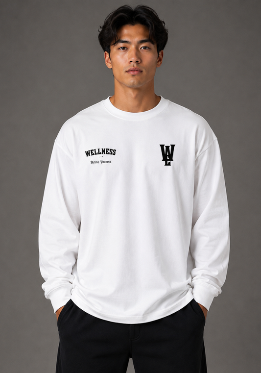 Wellness Classic Long-Sleeve Tee-Black