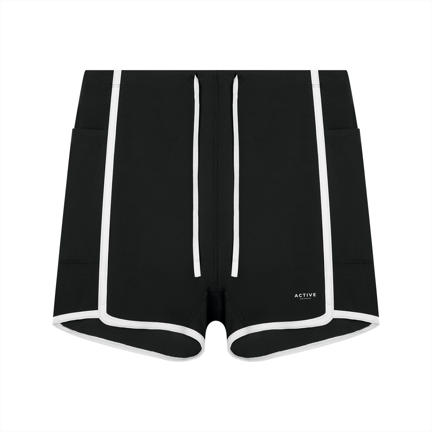 Active Color Block Yoga Shorts