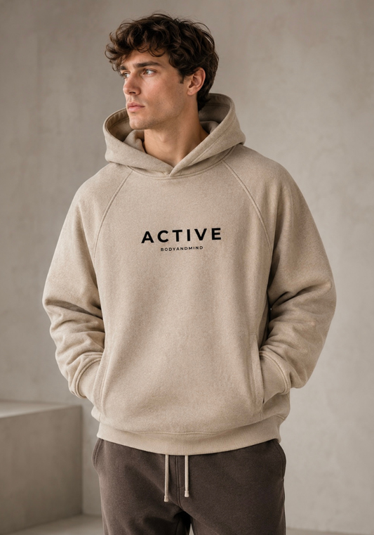 Active Oversized Fleece Hoodie