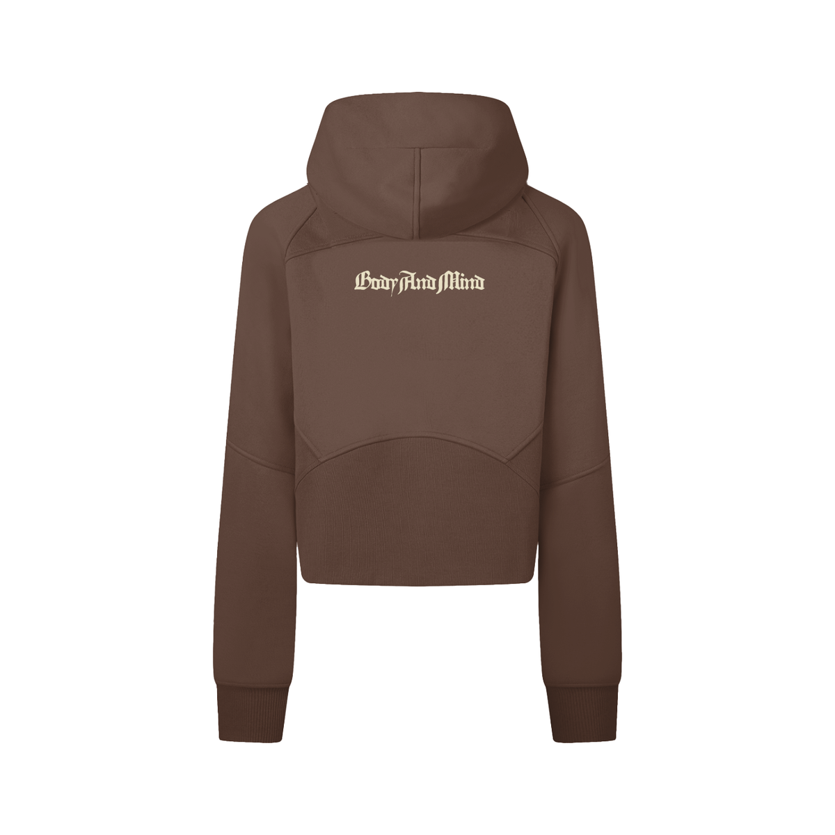 Active Cropped Zip-Through Hoodie