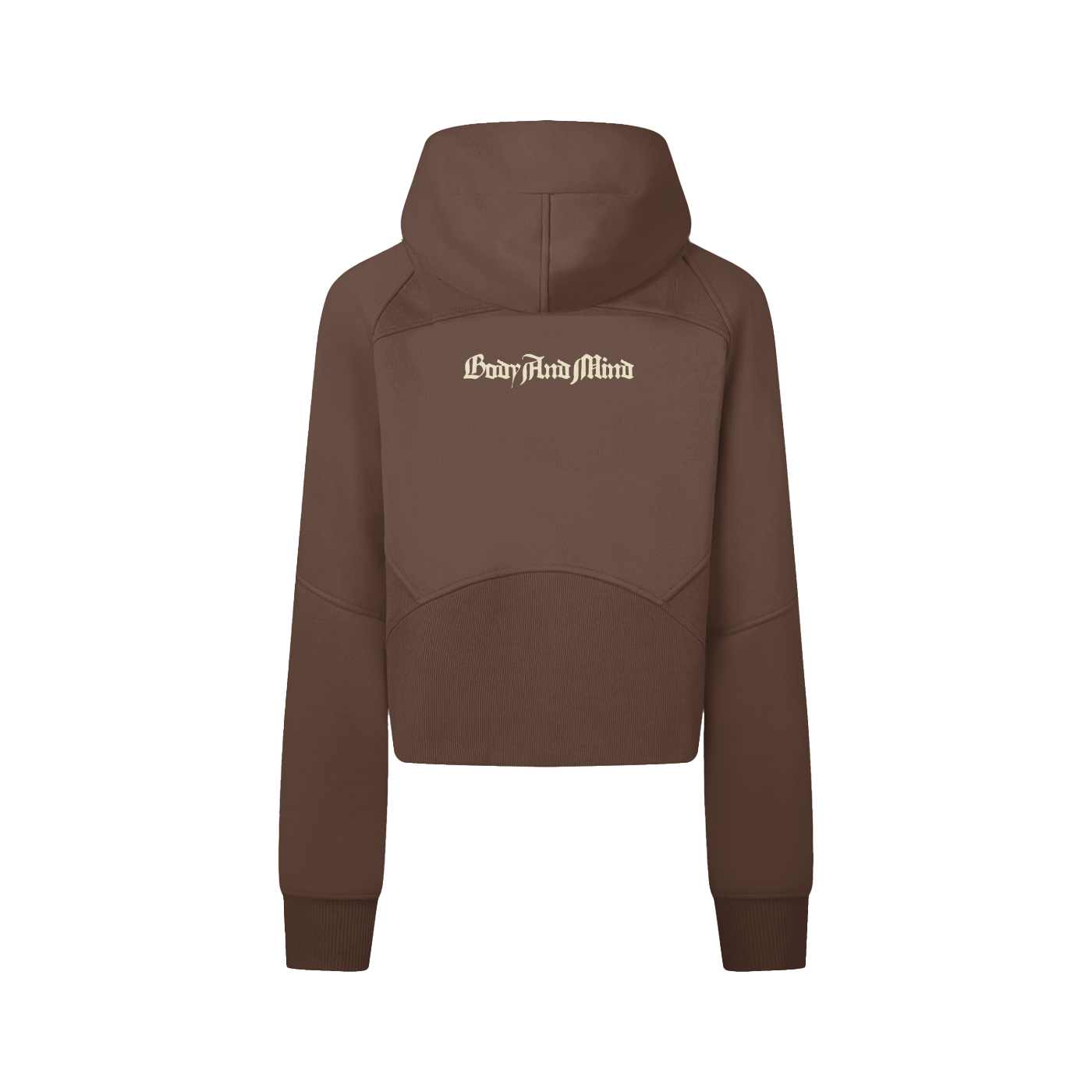 Active Cropped Zip-Through Hoodie