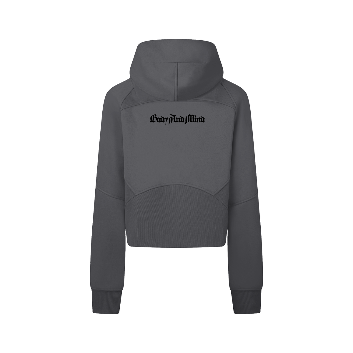 Active Cropped Zip-Through Hoodie-Light