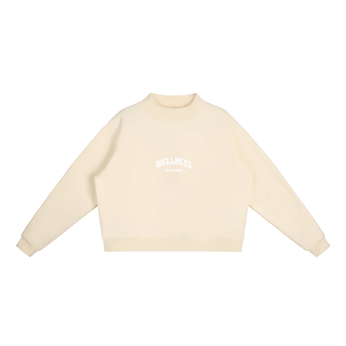 Wellness Fleece Mock-Neck Sweatshirt