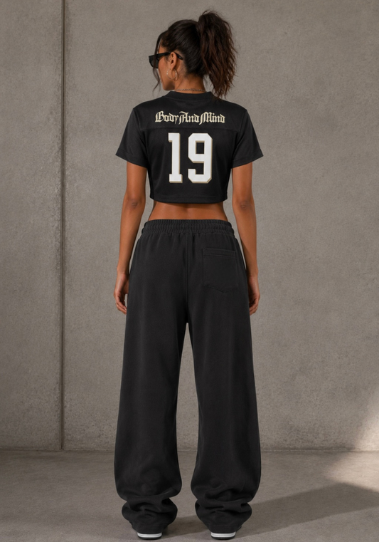 Active Cropped V-Neck Jersey